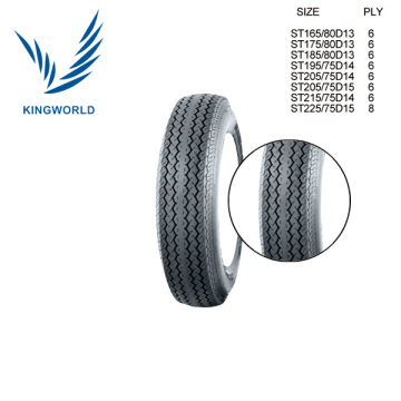 Pneus de remorque 165/80d13 en provenance de Chine